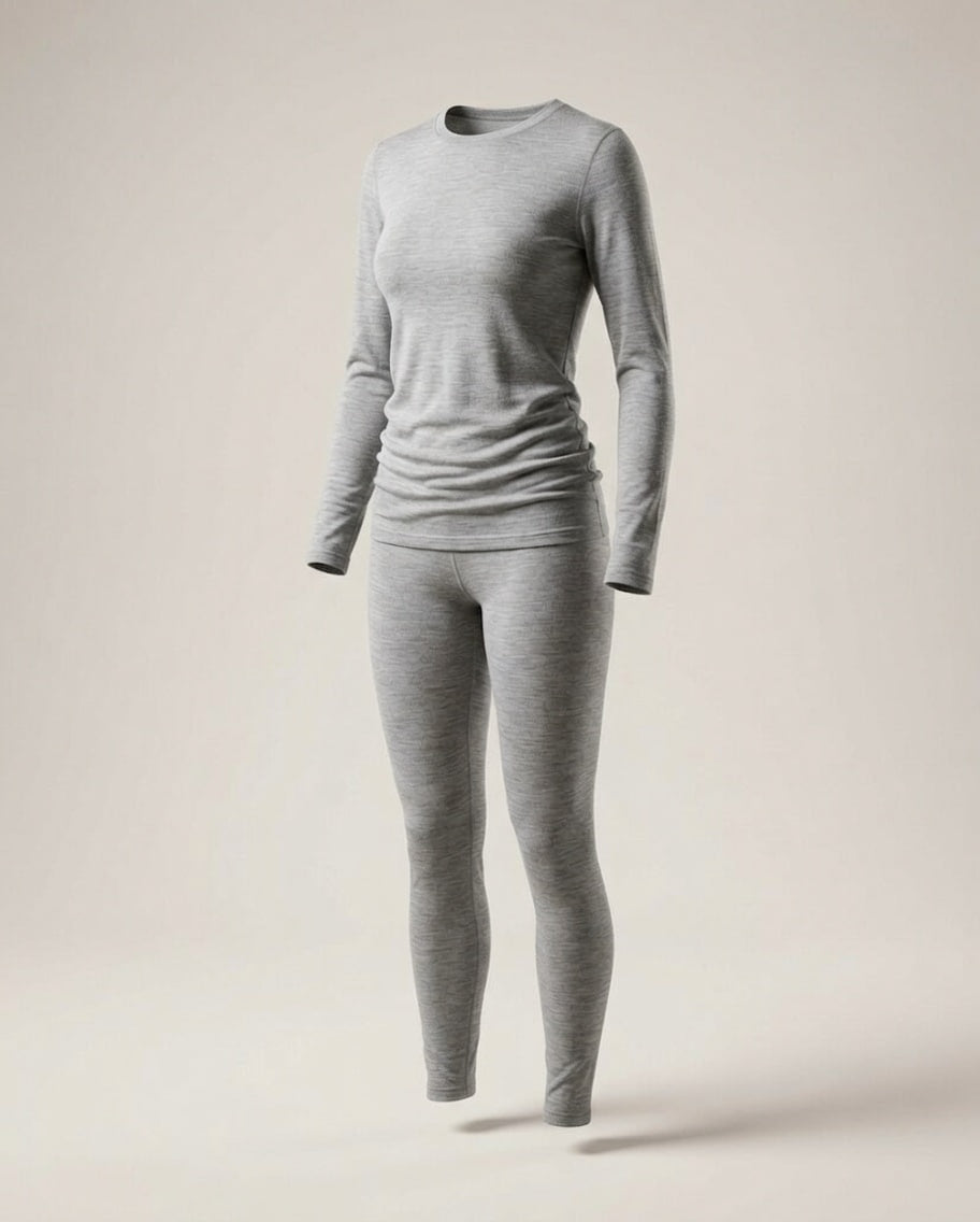 Merino Thermo-Set Damen (Oberteil + Hose)