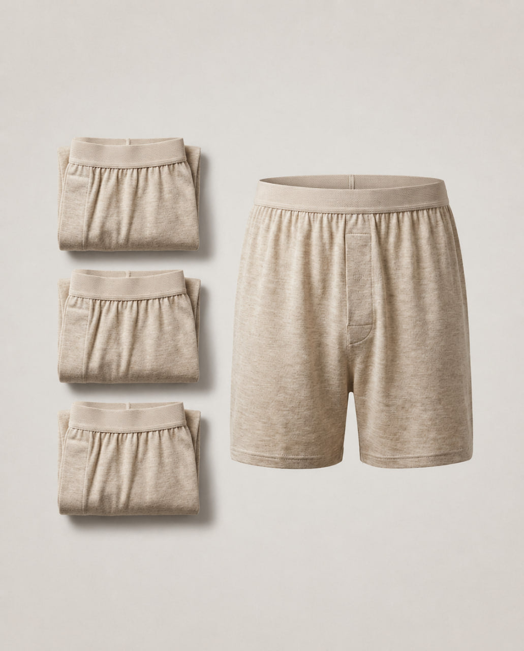 Merino Boxershorts Lockere Weite Herren – 3er-Pack